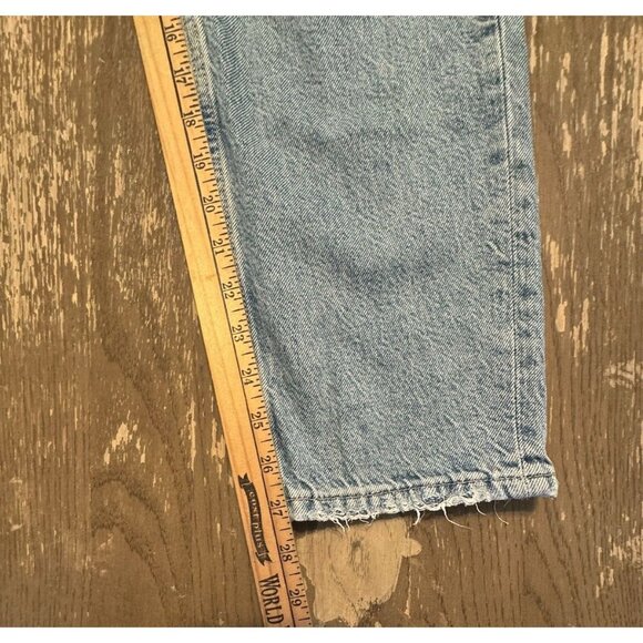 Free People We The Free Fast Times Classic High Rise Button Fly Mom Jeans Sz 29 - Picture 2 of 11